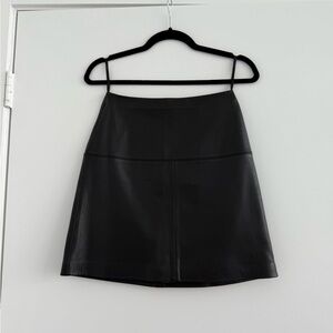 Leather skirt